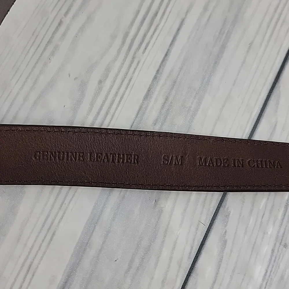Unbranded Statement Piece Leather Belt  Adjustable Womens Size S/M